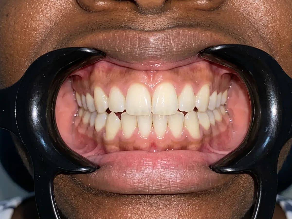 Teeth whitening, after